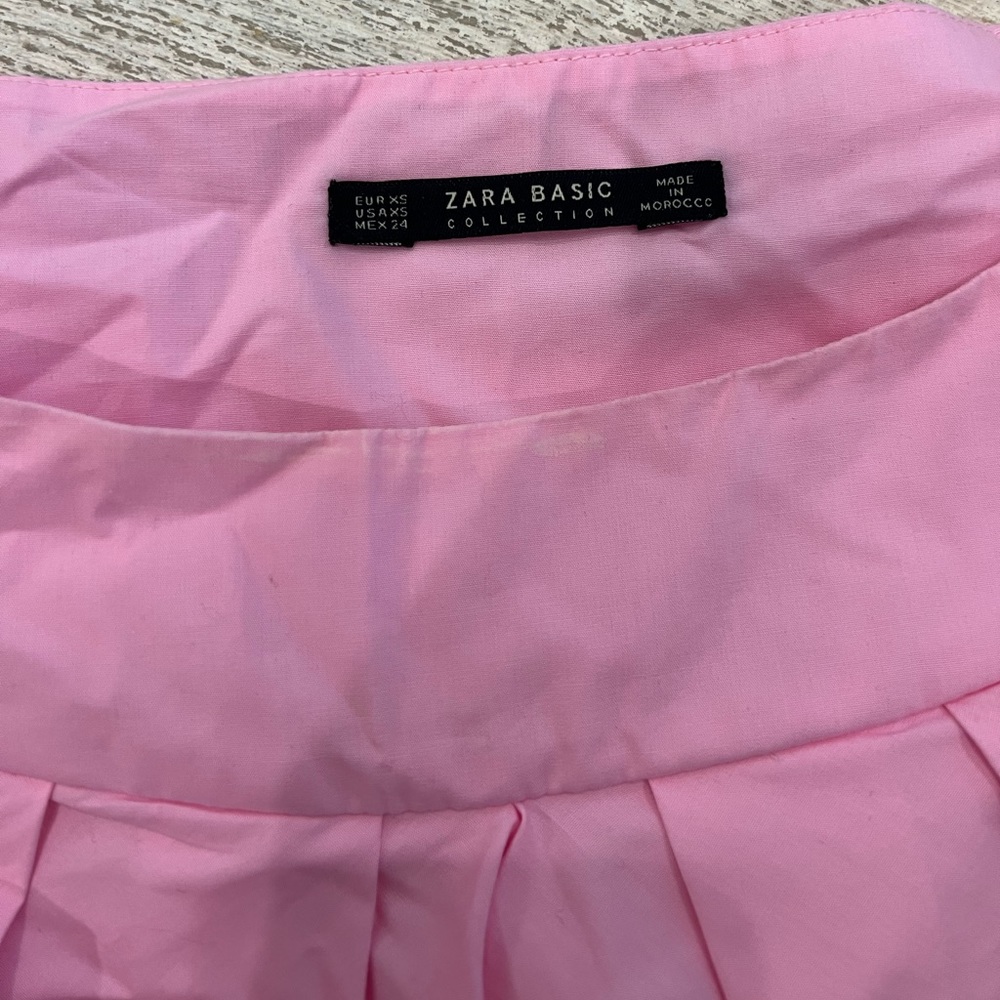 ZARA Pink Ruffled Blouse - Picture 6 of 8